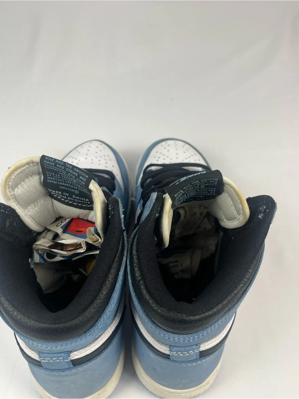 Nike Air Jordan 1 Retro High OG University Blue GS Size 5.5Y 575441-134